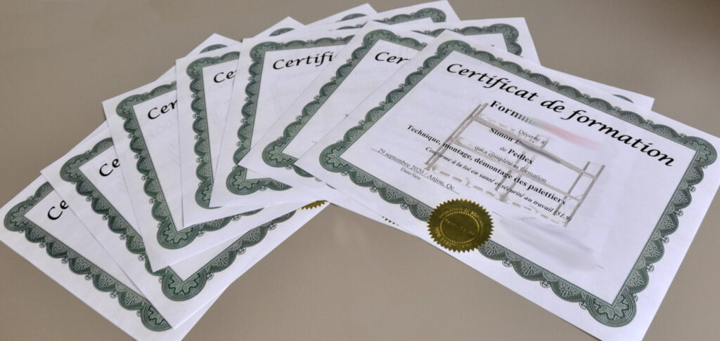 installateurs-certificats - Pedlex