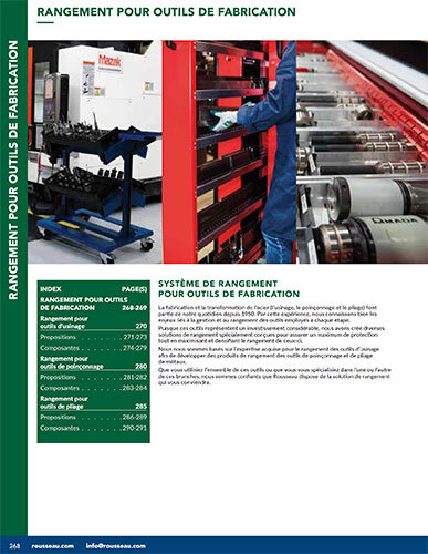 Brochure - Rangement pour outils de fabrication CN pliage poinçonnage Pedlex - Pedlex Brochure - Rangement pour outils de fabrication CN pliage poinçonnage Pedlex