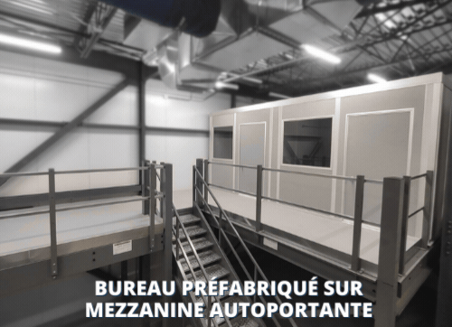 - Pedlex Bureau modulaire sur mezzanine autoportante projet daménagement industriel Pedlex