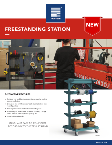 Freestanding-station-V05-FE25A-Pedlex-Rousseau-brochure-catalogue-workstation-workbench - Pedlex