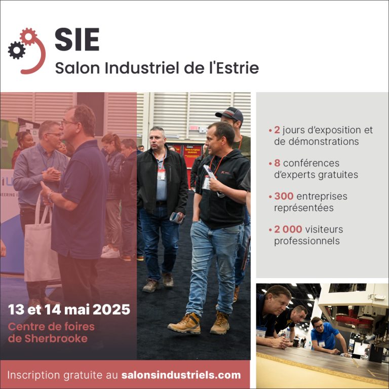 Kiosque Pedlex au salon industriel du centre du quebec a Drummondville avril 2024 - Pedlex salon industriels de lestrie 13 et 14 mai 2025 centre de foires de sherrooke kiosque 605 Pedlex FR