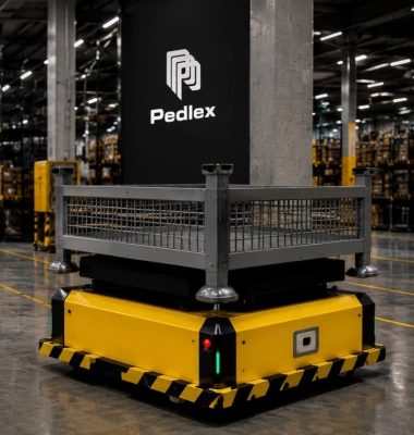 Pedlex RangerMan automatisation industriel Québec Véhicule à guidage automatique Robot Entrepot Automated Guided Vehicles