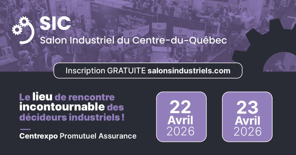 Kiosque 701 Pedlex au Salon Industriel du Centre-du-Québec 22 et 23 avril 2026 Drummondville - Pedlex Kiosque 701 Pedlex au Salon Industriel du Centre-du-Québec 22 et 23 avril 2026 Drummondville