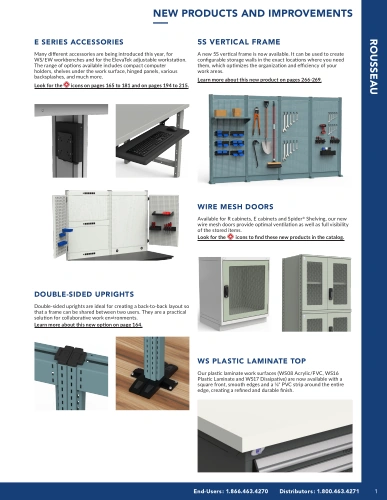 New products and Improvements G01-MR26_01-02_Intro_TDM Pedlex Rousseau metal brochure catalogue