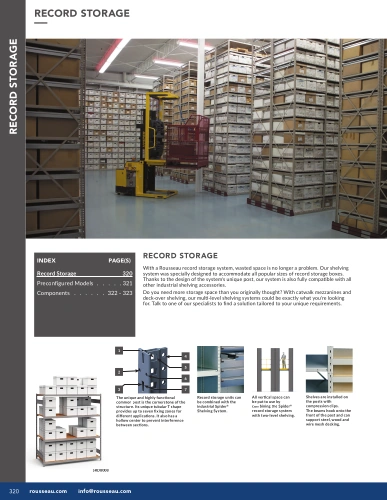 Record Storage G01-MR26_22_Archivage Pedlex Rousseau metal brochure catalogue