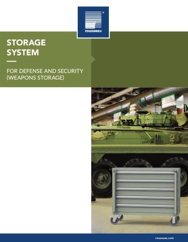 Industry Storage System I07-MA26A Pedlex Rousseau metal brochure industry